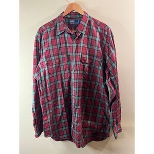Vintage Polo Ralph Lauren Plaid Shirt - Mens‎ Large Tall